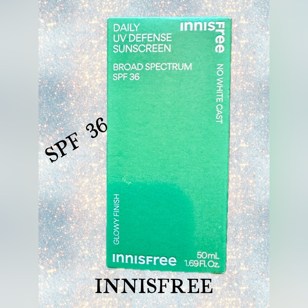 INNISFREE Sunscreen UV Daily Defense SPF 36.